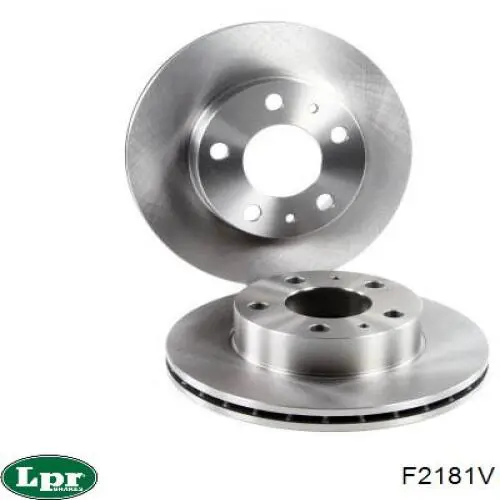 Disco de freno delantero LPR F2181V