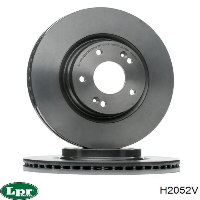 Disco de freno H2052V LPR