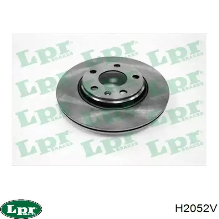 Disco de freno H2052V LPR