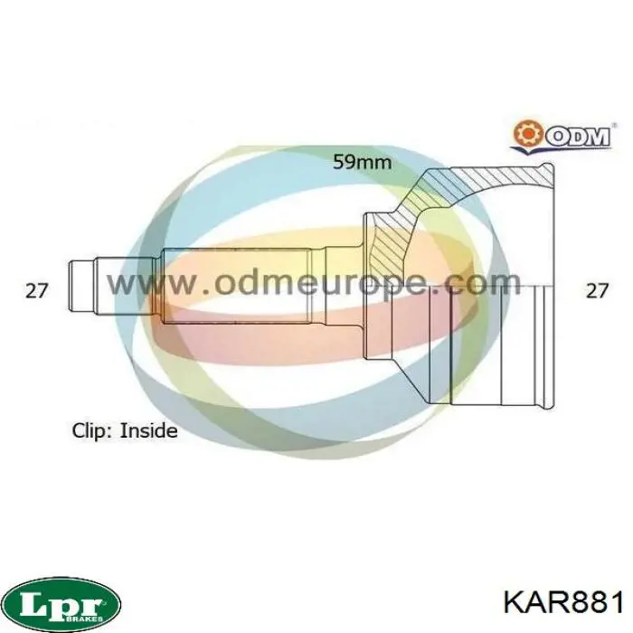 Junta homocinetica KAR881 LPR