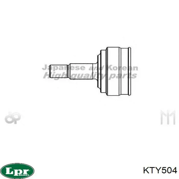 KTY504 LPR junta homocinética exterior delantera