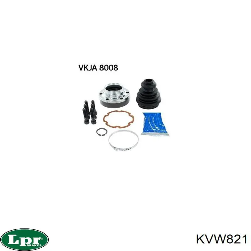 Junta homocinética interna delantera LPR KVW821 precio, desde 36,36 EUR