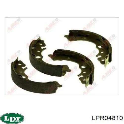 LPR04810 LPR zapatas de frenos de tambor traseras