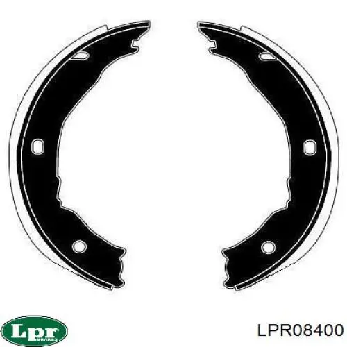 Juego de zapatas de frenos, freno de estacionamiento Peugeot 406 8B