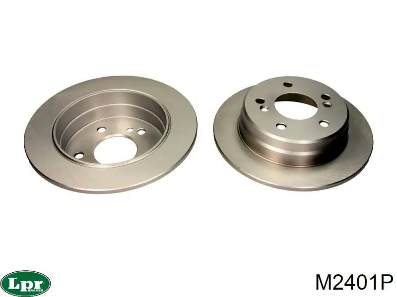 Disco de freno trasero M2401P LPR
