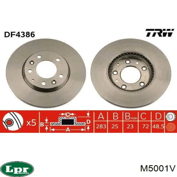 Freno de disco delantero Mazda 6 GY