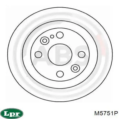 Disco de freno trasero Mazda 323 BG