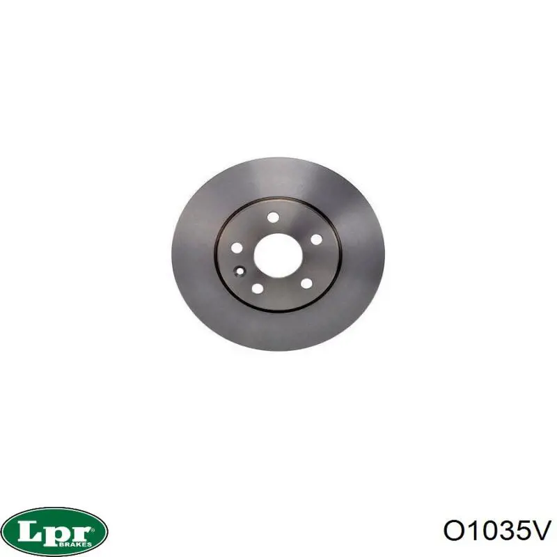 Disco de freno delantero LPR O1035V