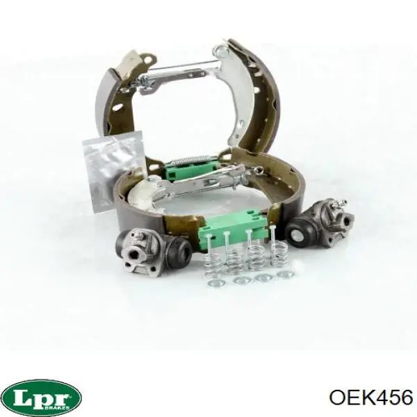 OEK456 LPR Kit de zapatas de frenos de tambor, con cilindros, completo