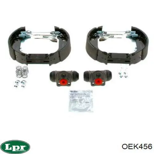 OEK456 LPR kit de frenos de tambor, con cilindros, completo