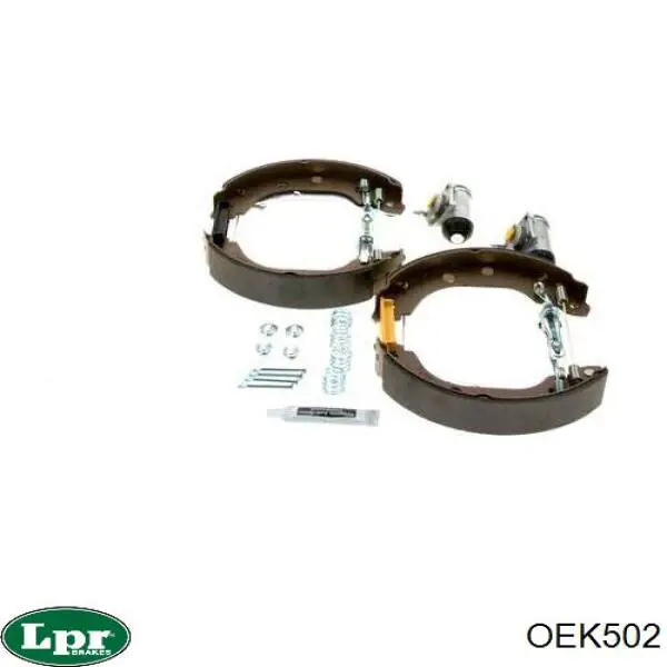 OEK502 LPR kit de frenos de tambor, con cilindros, completo