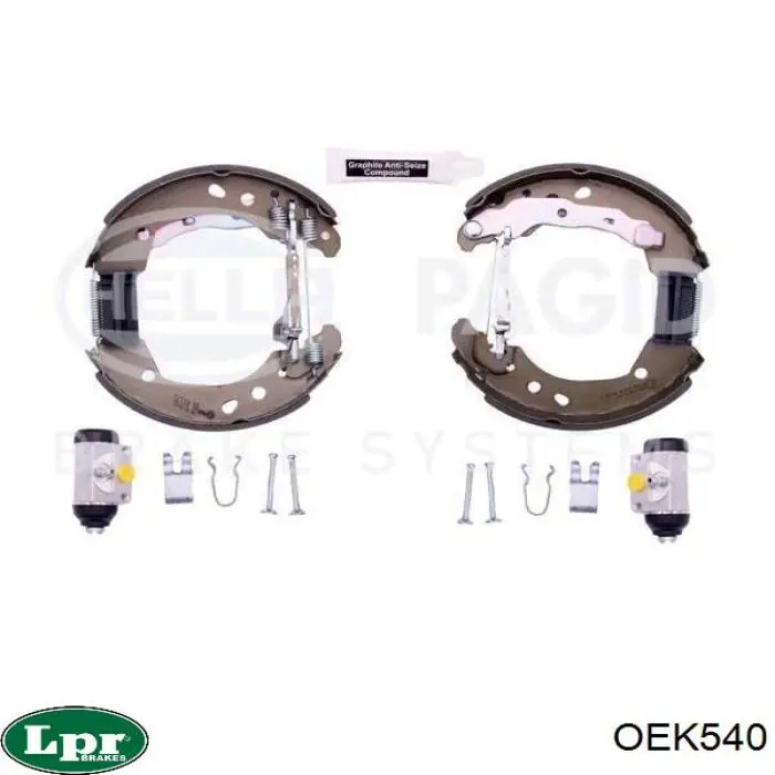 Zapatas de freno OEK540 LPR