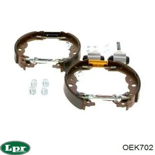 Zapatas de freno OEK702 LPR