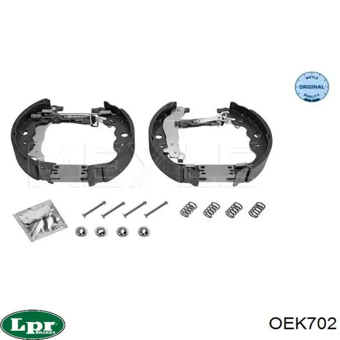 Zapatas de freno de tambor traseras LPR OEK702 precio, desde 101,14 EUR