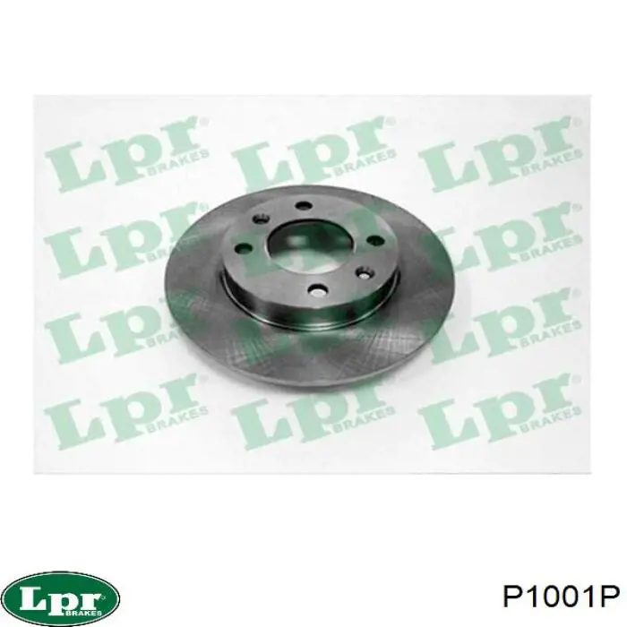 Disco de freno trasero LPR P1001P precio, desde 19,68 EUR
