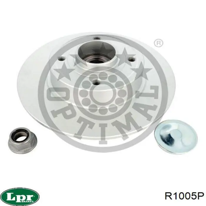 Disco de freno trasero Alfa Romeo 33 905