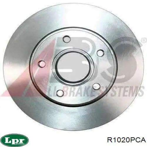 Disco de freno trasero R1020PCA LPR