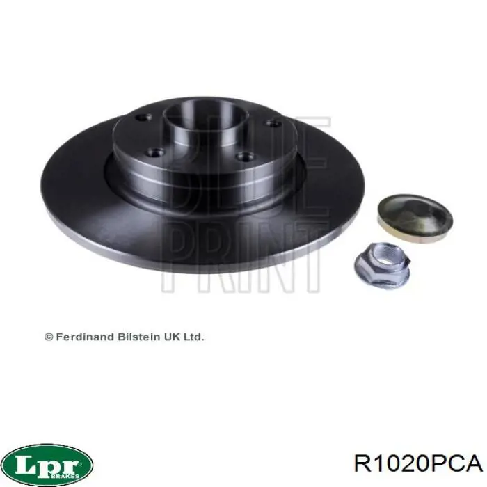 Disco de freno trasero LPR R1020PCA precio, desde 65,54 EUR