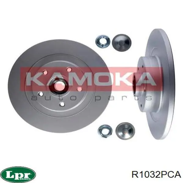 R1032PCA LPR disco de freno trasero