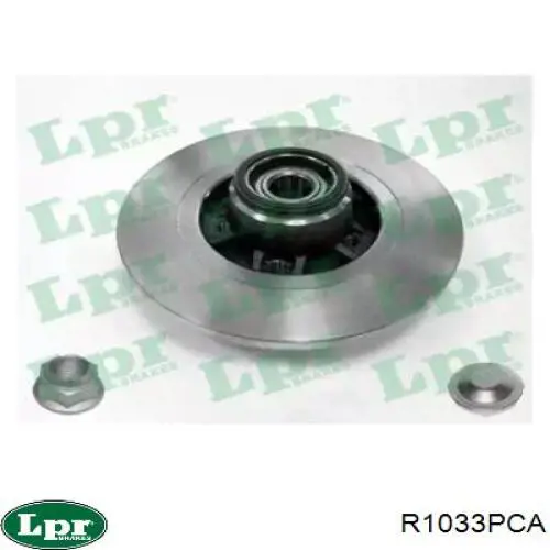 Frenos traseros LPR R1033PCA