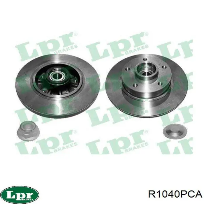 Comprar R1040PCA LPR Disco de freno trasero