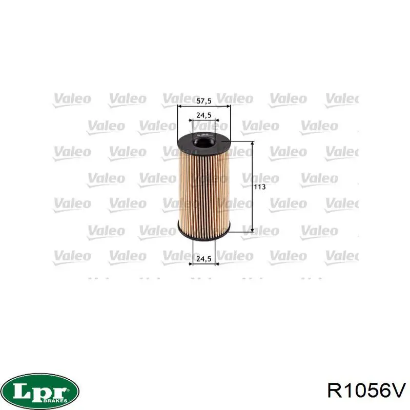 Disco de freno R1056V LPR