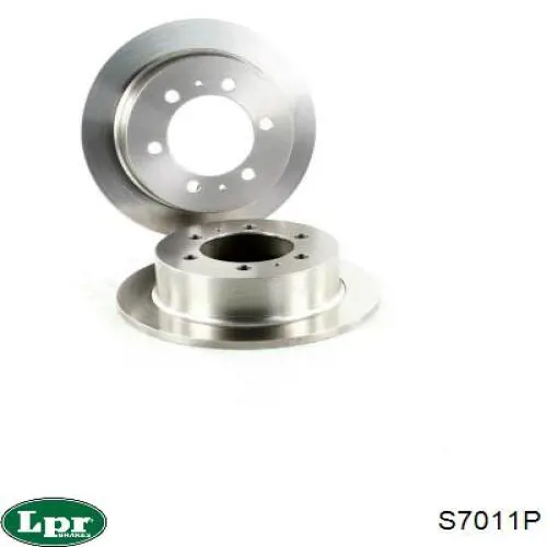 Disco de freno trasero LPR S7011P precio, desde 33,25 EUR
