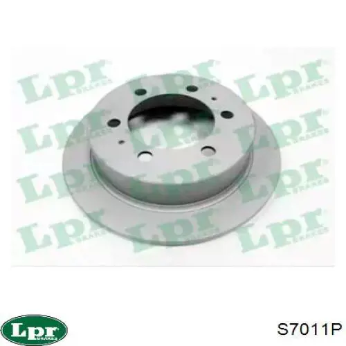 Comprar S7011P LPR Disco de freno trasero