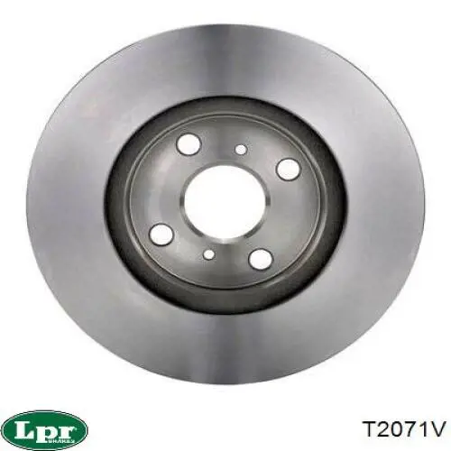 Disco de freno delantero LPR T2071V