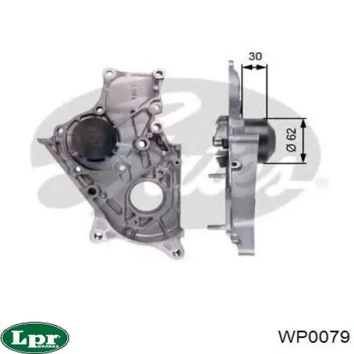 Motor de agua LPR WP0079