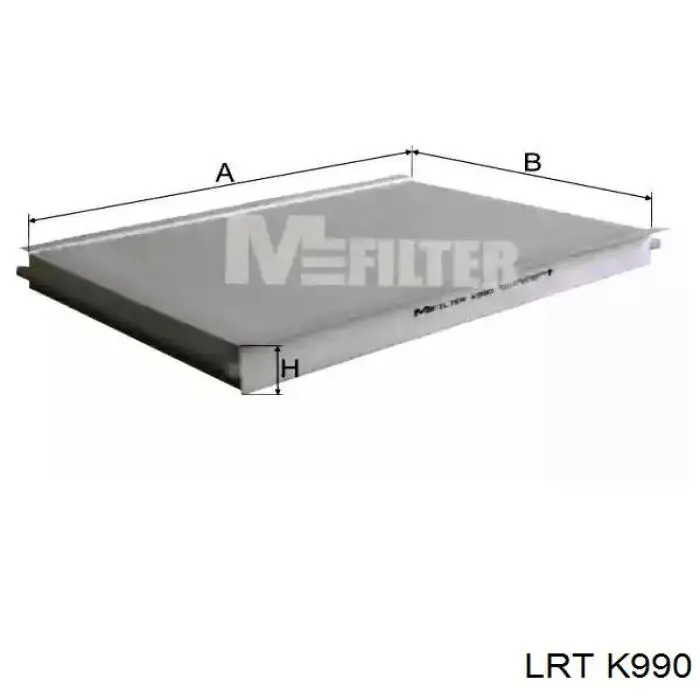 K990 LRT colector de escape, sistema de escape