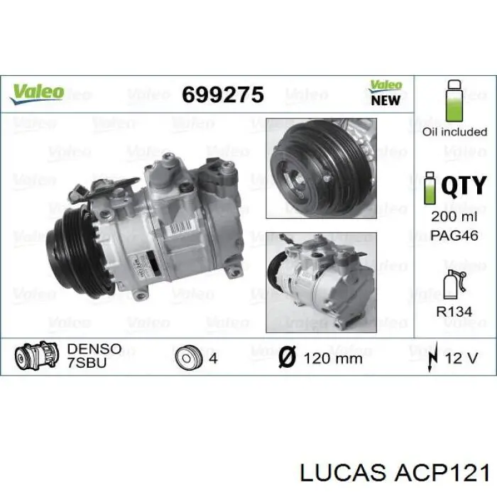 Compresor ac Profit 17900005 precio, desde 90,02 EUR
