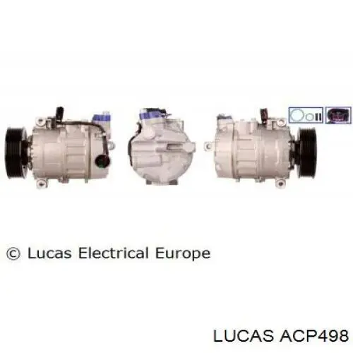 ACP498 Lucas compresor de aire acondicionado