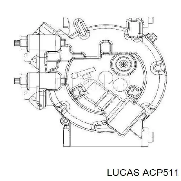 ACP511 Lucas compresor de aire acondicionado