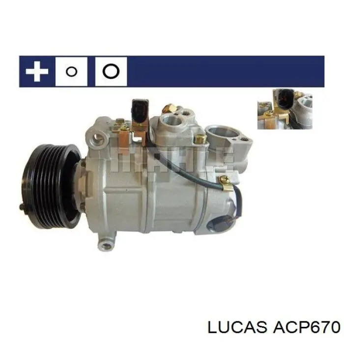 ACP670 Lucas compresor de aire acondicionado
