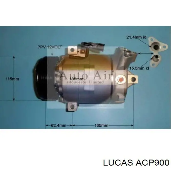 Comprar ACP900 Lucas Compresor de aire acondicionado coche