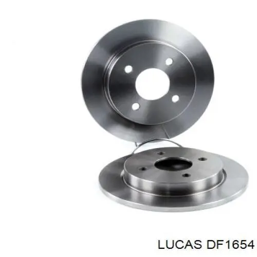 Disco de freno trasero Ford Sierra 1 GBC