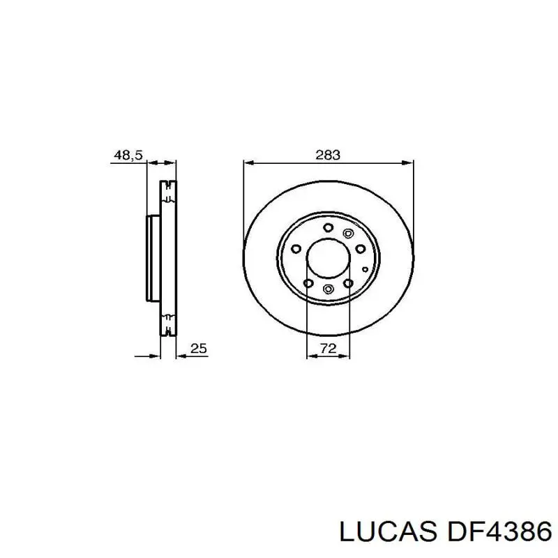 Freno de disco delantero Mazda 6 GY