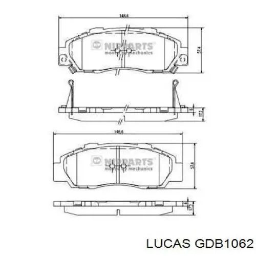 Pastillas de freno delanteras Honda CR-V 1 RD