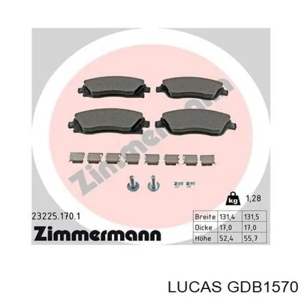 Pastillas de freno delanteras Opel Corsa F08, F68