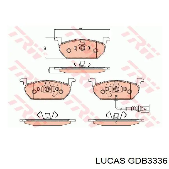 Pastillas de freno delanteras Toyota Corolla R10