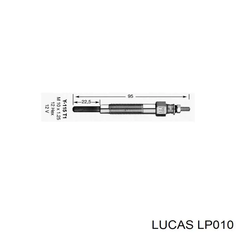 LP010 Lucas Bujías de calentamiento