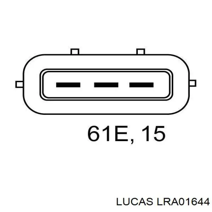 LRA01644 Lucas alternador