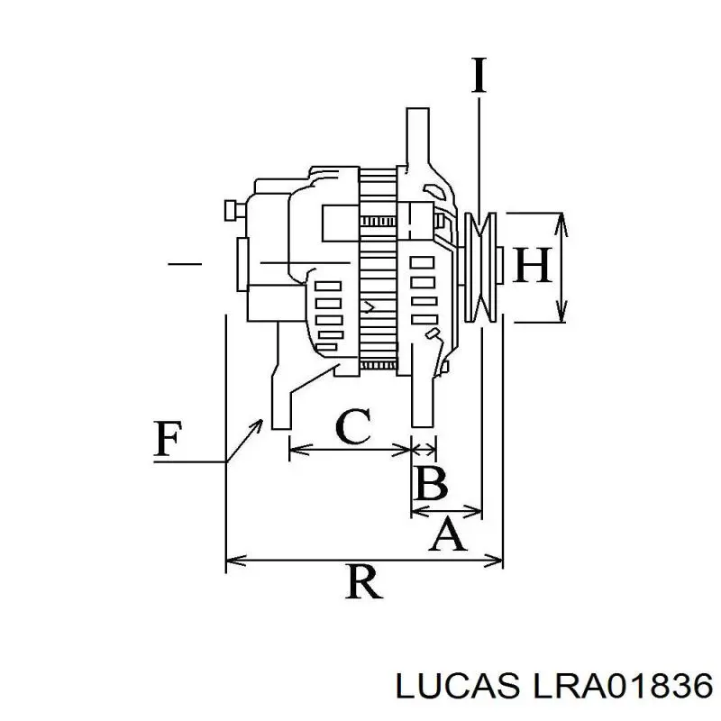 LRA01836 Lucas alternador