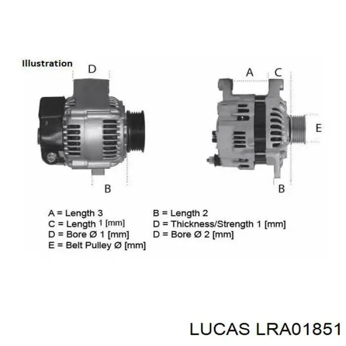 LRA01851 Lucas alternador