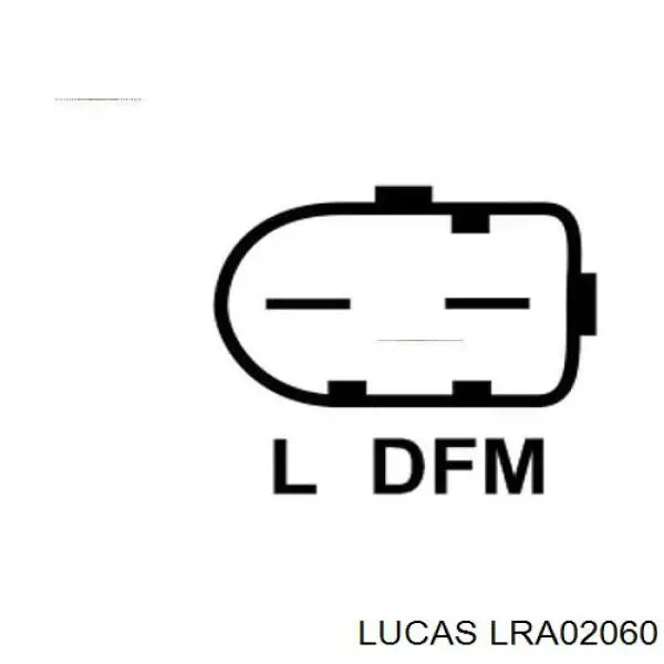 LRA02060 Lucas alternador