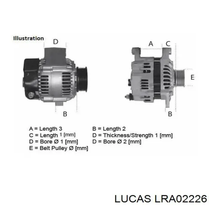 LRA02226 Lucas alternador