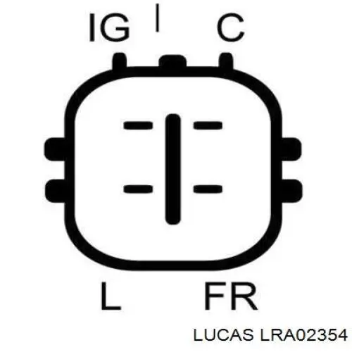 LRA02354 Lucas alternador