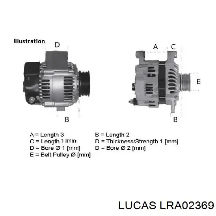 LRA02369 Lucas alternador