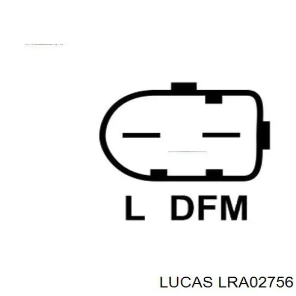 LRA02756 Lucas alternador